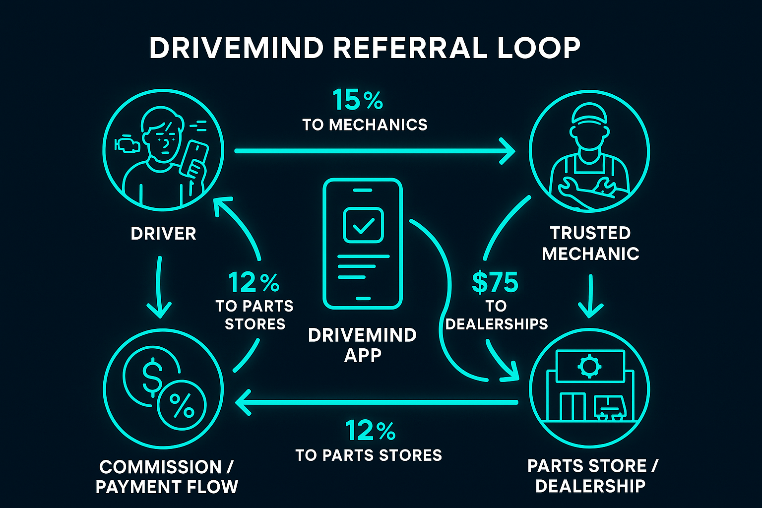 DriveMind Ecosystem - Everyone Wins